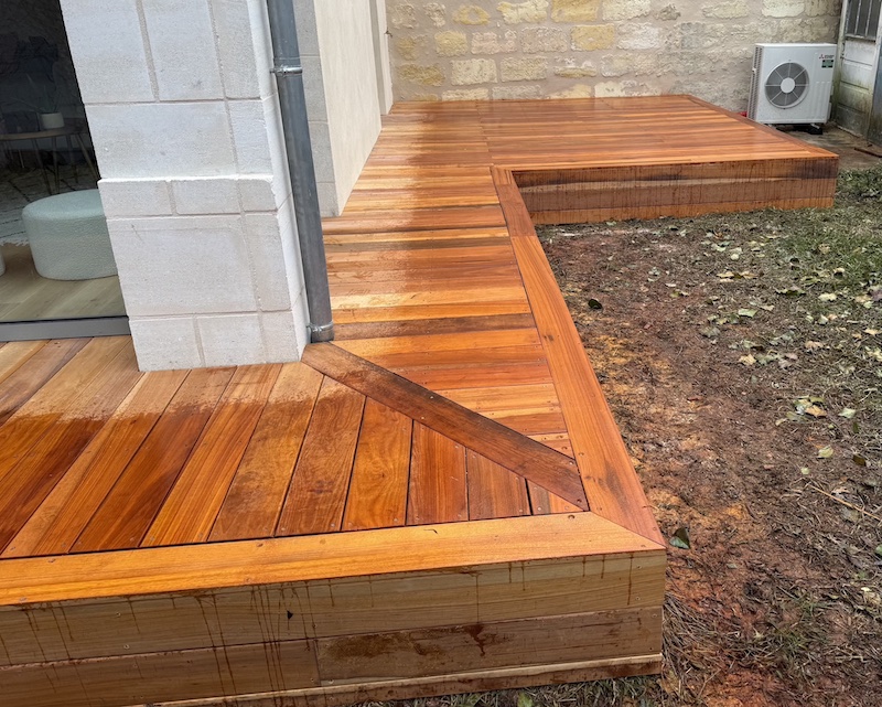 Bordeaux - Création d'une terrasse IPé