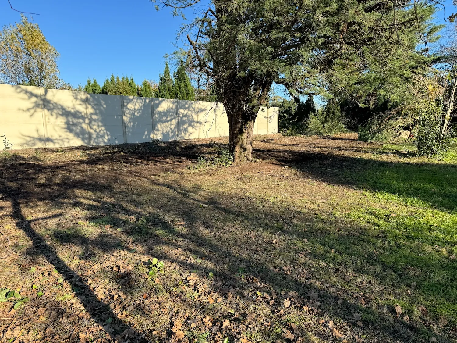Après - Saint-Loubès - Pose d'une clôture en béton